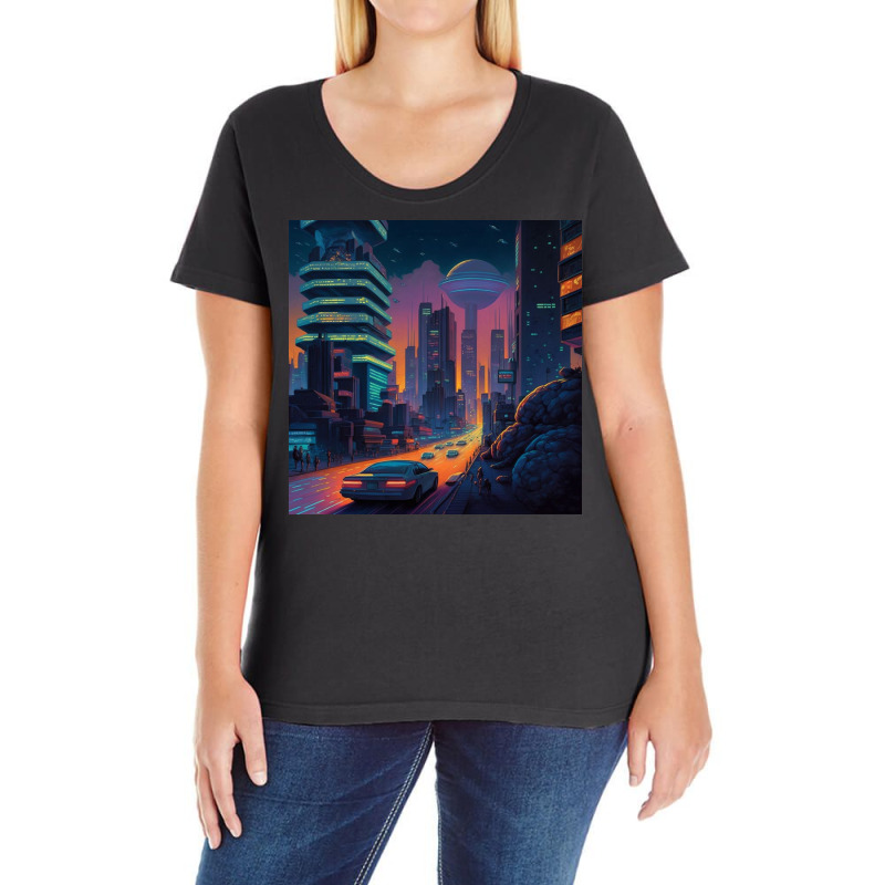 Street Aesthetic Ladies Curvy T-Shirt by TheDol | Artistshot