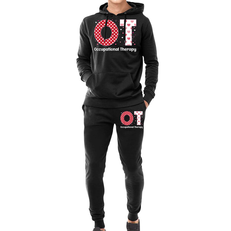 Occupational Therapy Valentines Day Design Cool Ot Hoodie & Jogger Set | Artistshot