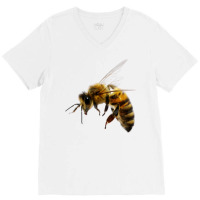 Bees V-neck Tee | Artistshot