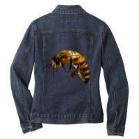 Bees Ladies Denim Jacket | Artistshot