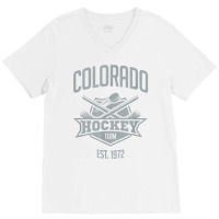 Distressed Avalanche Retro Party Tailgate Gameday V-neck Tee | Artistshot