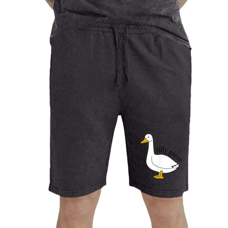 Silly Goose Funny Goose Meme Cute Goose Trendy Clo Vintage Short | Artistshot