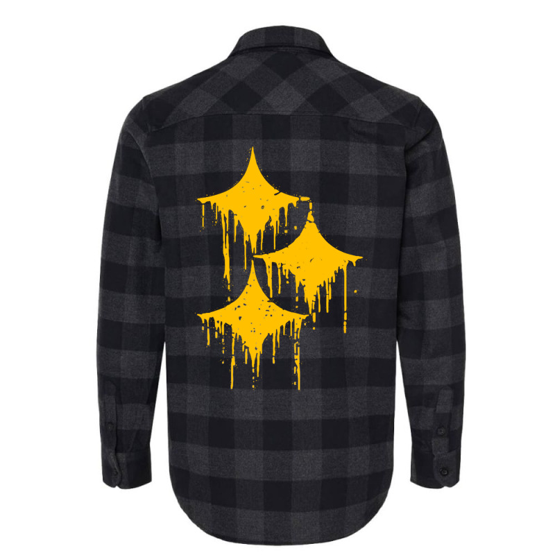 Dripping Hypocycloids Gold Flannel Shirt | Artistshot