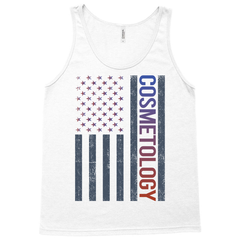 American Flag Cosmetology Cosmetoloist Girl Tank Top | Artistshot