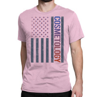 American Flag Cosmetology Cosmetoloist Girl Classic T-shirt | Artistshot