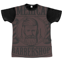 American Barbershop Graphic T-shirt | Artistshot