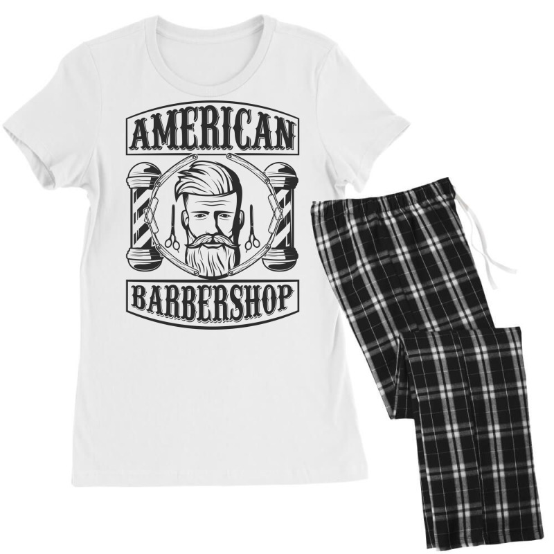 American Barbershop Women's Pajamas Set | Artistshot