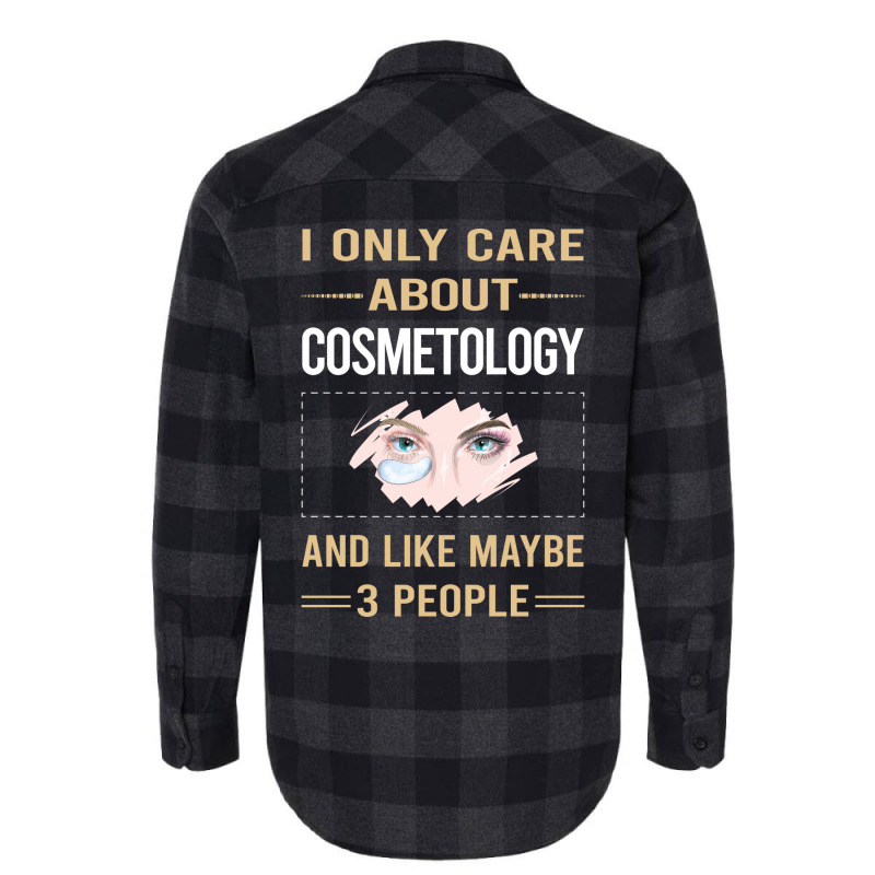 Funny 3 People Cosmetology Cosmetoloist Quote Flannel Shirt | Artistshot