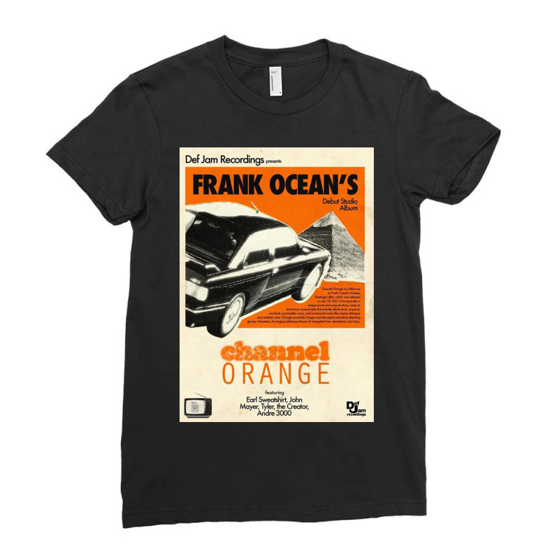 Channel Orange Car Oceans Ladies Fitted T-Shirt by borellijenn | Artistshot