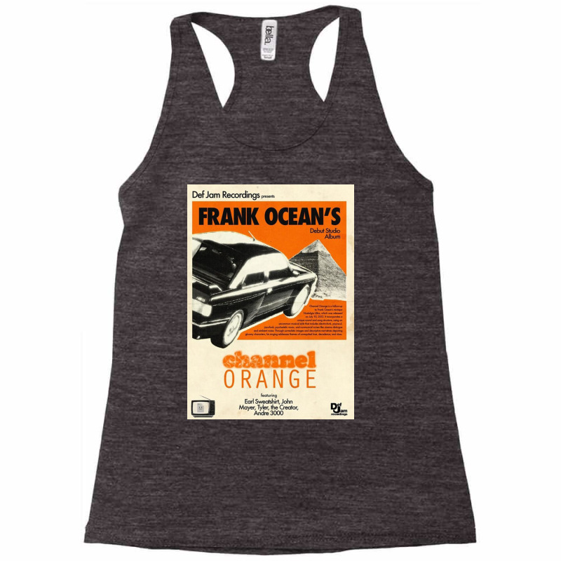 Channel Orange Car Oceans Racerback Tank by borellijenn | Artistshot