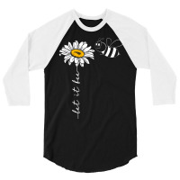 Let It Bee A Heart For Bees Travel 3/4 Sleeve Shirt | Artistshot