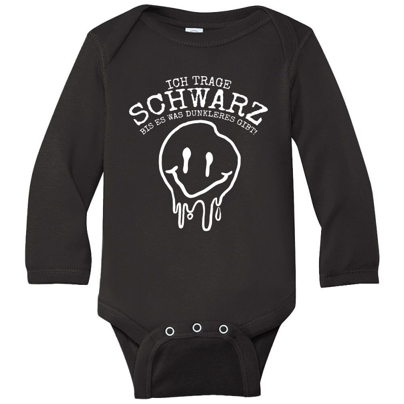 I Am Wearing Black Until It What Darker Gives Dark Long Sleeve Baby Bodysuit by skw art | Artistshot