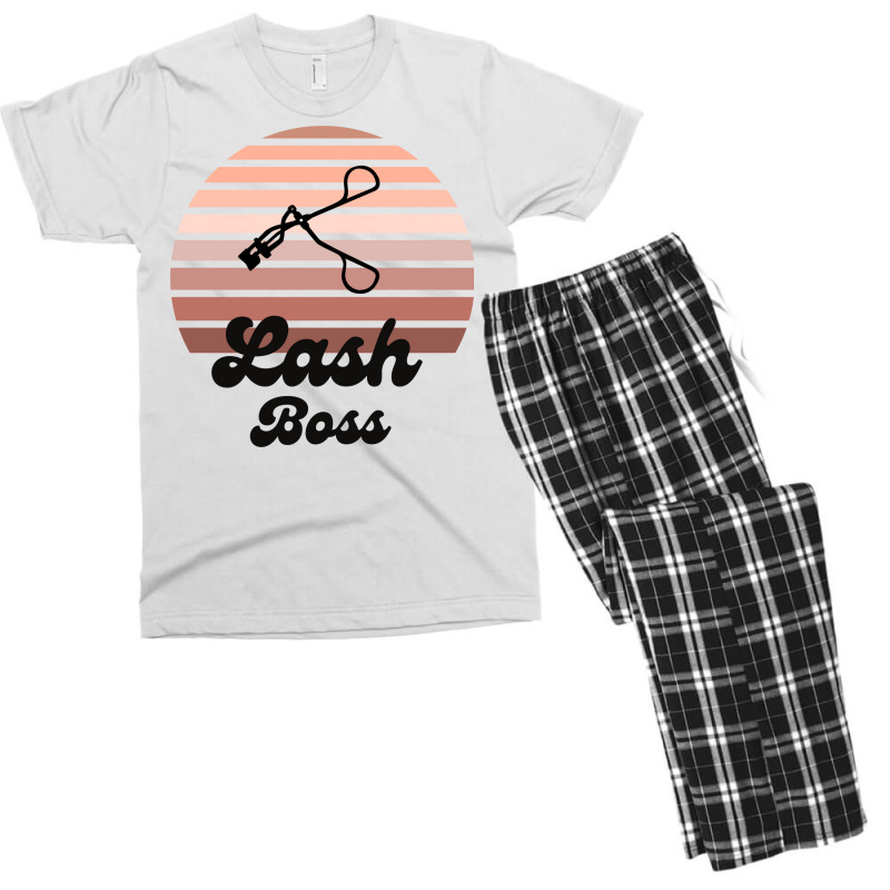 Gift Idea For Lash Artist Lash Boss Lash Tech Or L Men's T-shirt Pajama Set | Artistshot