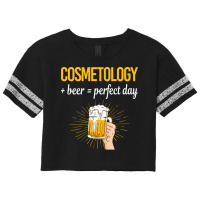 Beer Perfect Day Cosmetology Cosmetoloist Love Scorecard Crop Tee | Artistshot