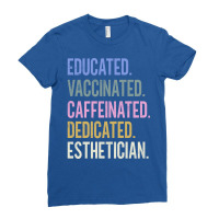 Esthetician Retro Vaccination Design Ladies Fitted T-shirt | Artistshot