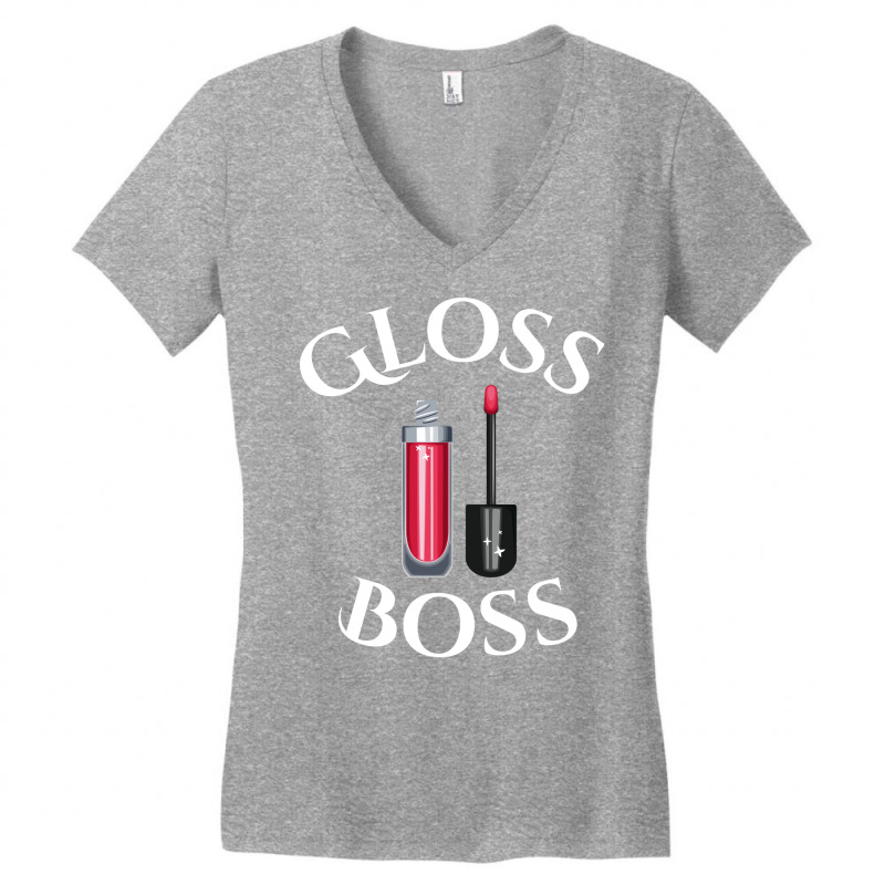 Gloss Boss Funny Women's V-neck T-shirt | Artistshot