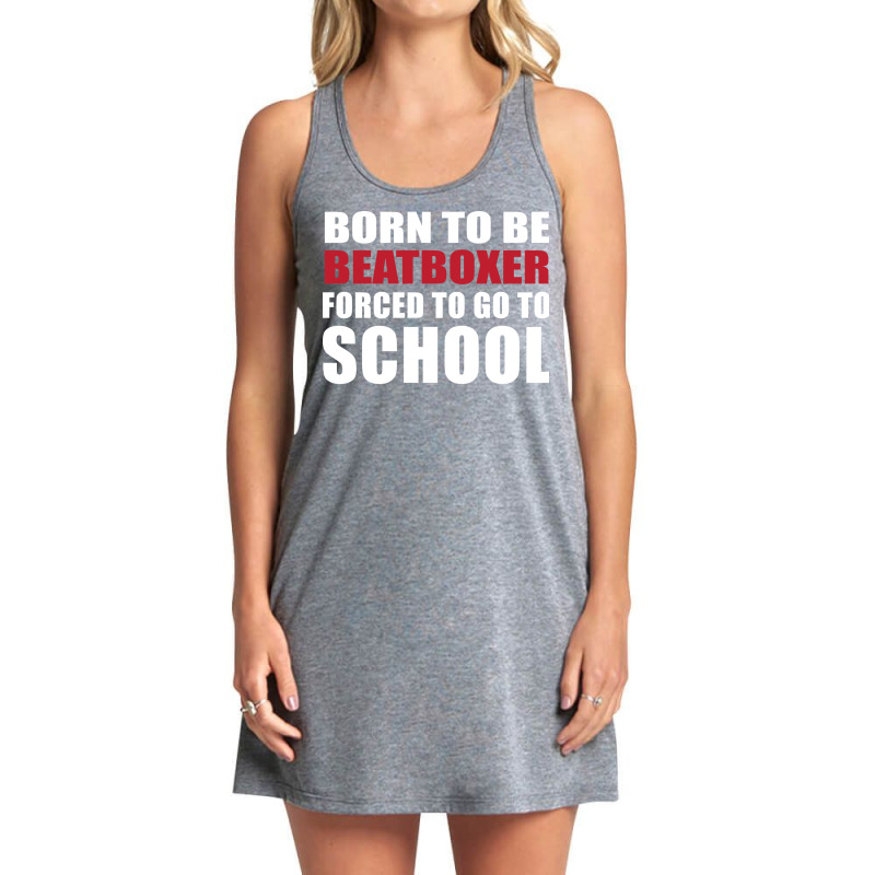 Born To Be Beatboxer 70s Tank Dress | Artistshot