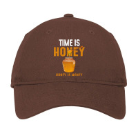 Time Is Honey Honey Is Money Hipster Adjustable Cap | Artistshot