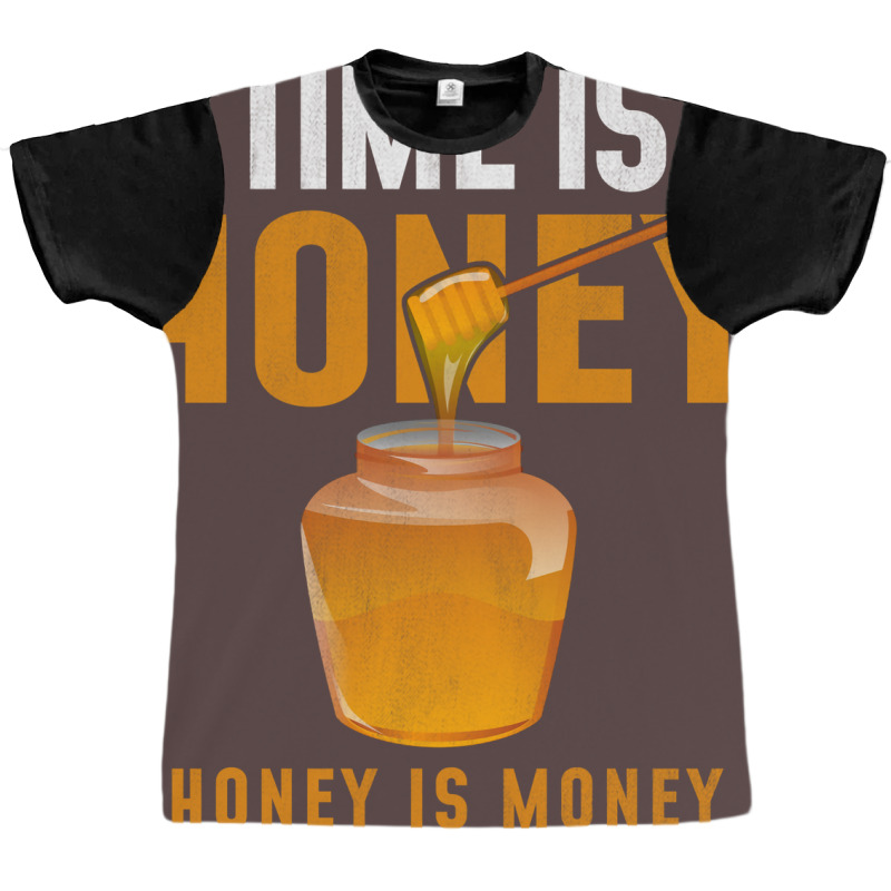 Time Is Honey Honey Is Money Hipster Graphic T-shirt by reuletrevere8 | Artistshot