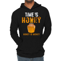 Time Is Honey Honey Is Money Hipster Lightweight Hoodie | Artistshot