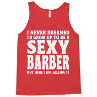 Funny Barber Men Dad Barbershop Hairdresser Hairst Tank Top | Artistshot