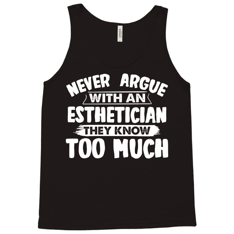 Funny Esthetician Vintage Tank Top | Artistshot