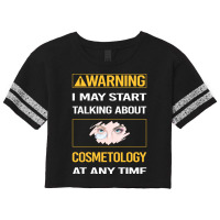 Funny Yellow Warning Cosmetology Cosmetoloist Cool Scorecard Crop Tee | Artistshot