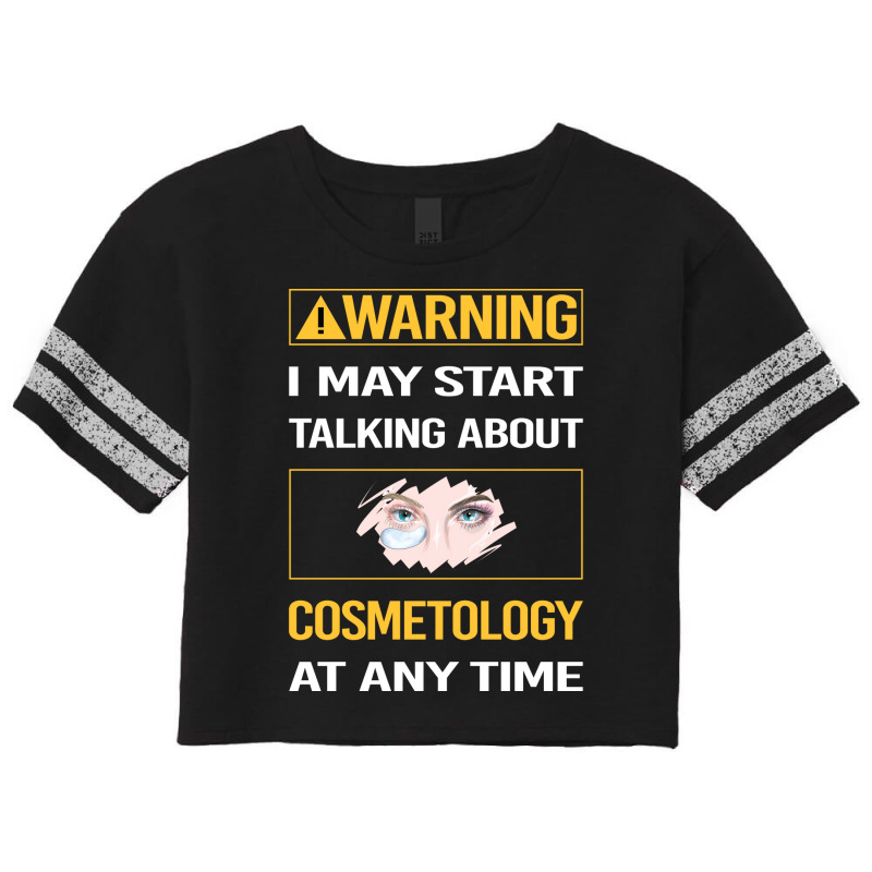 Funny Yellow Warning Cosmetology Cosmetoloist Cool Scorecard Crop Tee | Artistshot