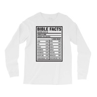 Bible Facts Cool Long Sleeve Shirts | Artistshot