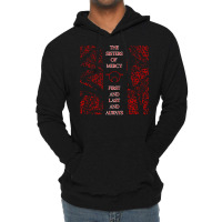 First And Last And Always   Red   The Sisters Of M Lightweight Hoodie | Artistshot