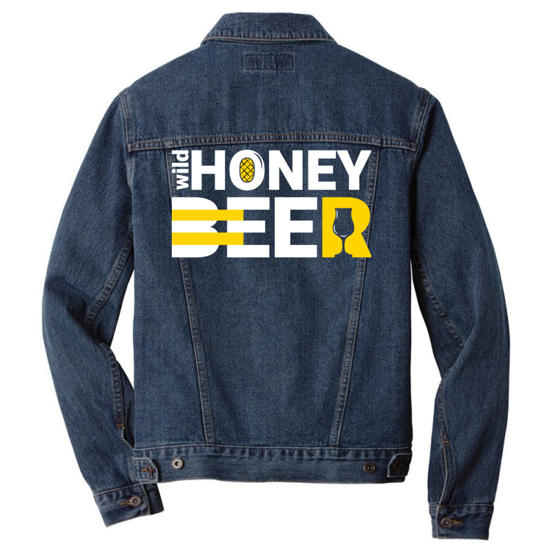 Wild Honey Beer Black Funny Men Denim Jacket by reuletrevere8 | Artistshot