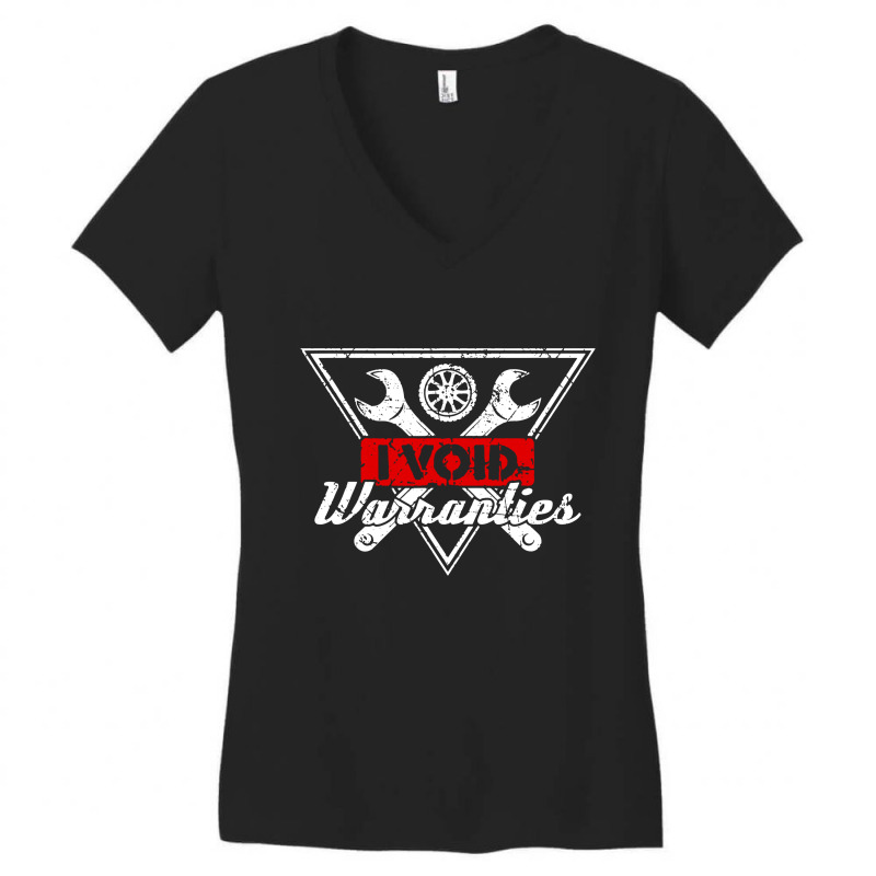 I Void Warranties Women's V-Neck T-Shirt by skw art | Artistshot