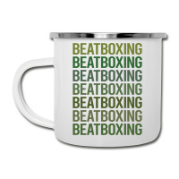 Green Text Beat Box Beatboxing Beatbox Trending Camper Cup | Artistshot