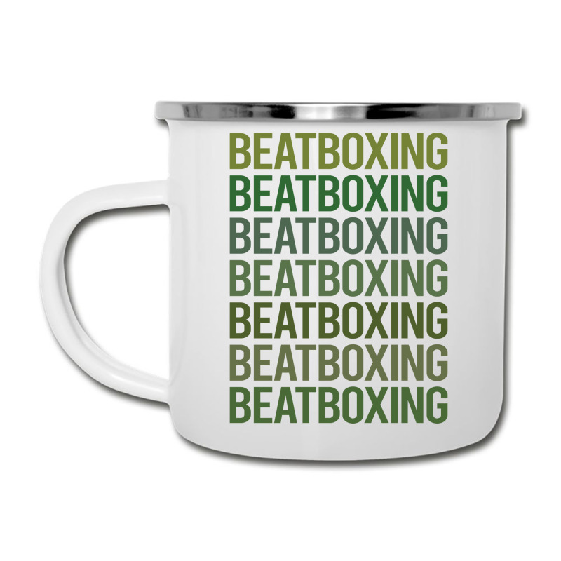 Green Text Beat Box Beatboxing Beatbox Trending Camper Cup | Artistshot