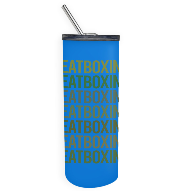 Green Text Beat Box Beatboxing Beatbox Trending Skinny Tumbler | Artistshot