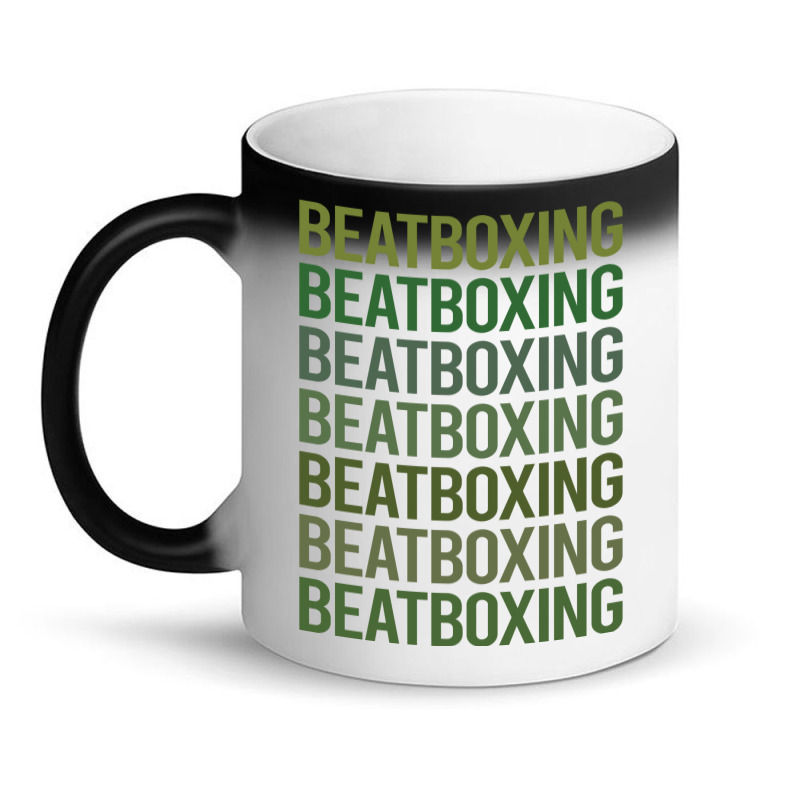 Green Text Beat Box Beatboxing Beatbox Trending Magic Mug | Artistshot