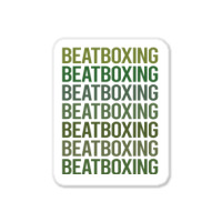 Green Text Beat Box Beatboxing Beatbox Trending Sticker | Artistshot