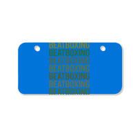 Green Text Beat Box Beatboxing Beatbox Trending Bicycle License Plate | Artistshot