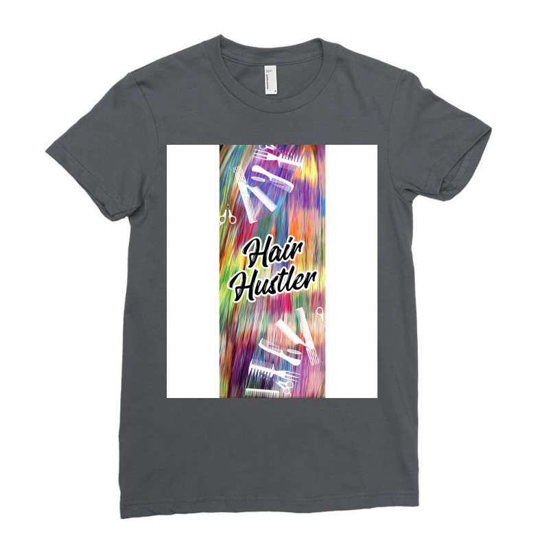 Hair Hustler Music Ladies Fitted T-shirt | Artistshot