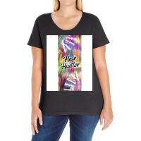 Hair Hustler Music Ladies Curvy T-shirt | Artistshot