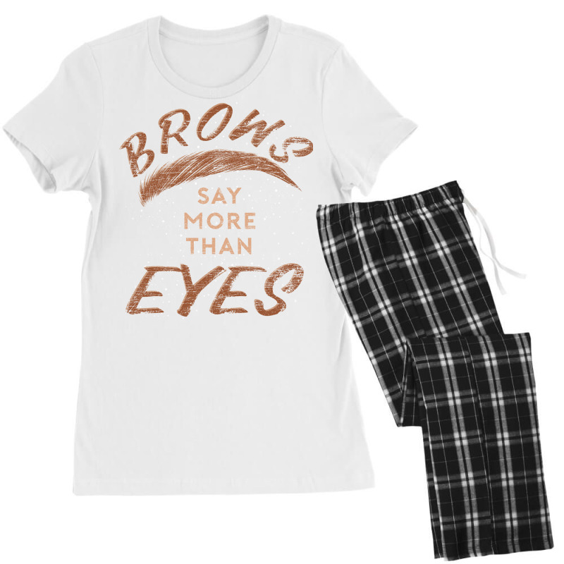 Funny Brow Technician Makeup Artist Cosmetic Brow Women's Pajamas Set | Artistshot