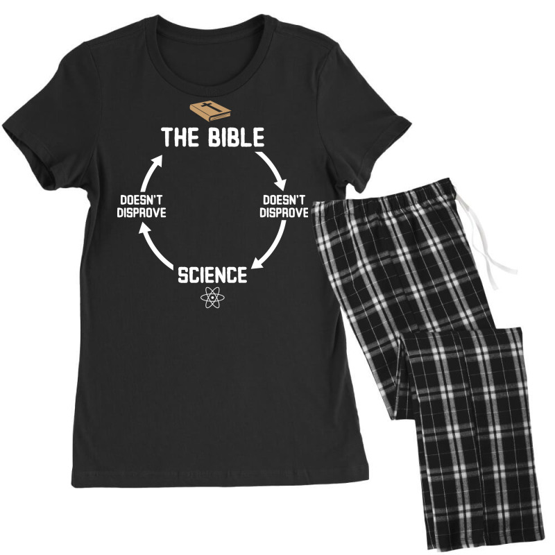 Bible And Science Dont Disprove Each Other Green Women's Pajamas Set by klinckbedoreh | Artistshot