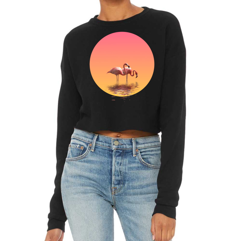 Flamingo Cropped Sweater | Artistshot