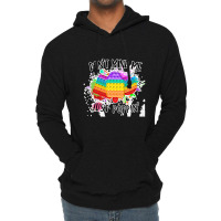 Dont Mind Me Just Poppin Funny Pop It Lightweight Hoodie | Artistshot