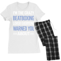 Funny Crazy Lover Beat Box Beatboxing Beatbox Trav Women's Pajamas Set | Artistshot