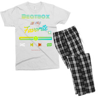 My Favorite Is Beatbox Funny Men's T-shirt Pajama Set | Artistshot