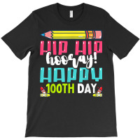 Happy 100th Day Of School Teachers Kids 100 Days T T-shirt | Artistshot