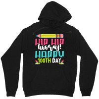 Happy 100th Day Of School Teachers Kids 100 Days T Unisex Hoodie | Artistshot