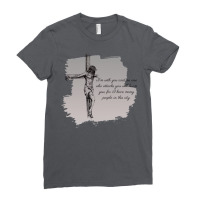 I Am With You Bible Verses Travel Ladies Fitted T-shirt | Artistshot