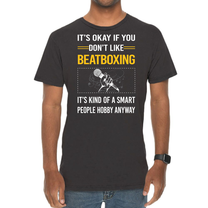 Funny Smart People Beat Box Beatboxing Beatbox Cut Vintage T-shirt | Artistshot